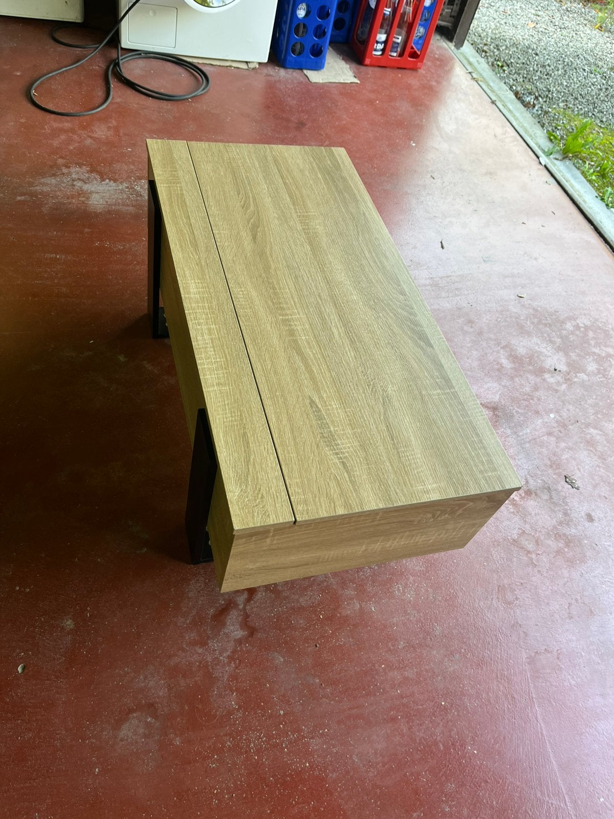 Salontafel met dienblad, Huis en Inrichting, Ophalen, Gebruikt, 50 tot 100 cm, 50 tot 100 cm