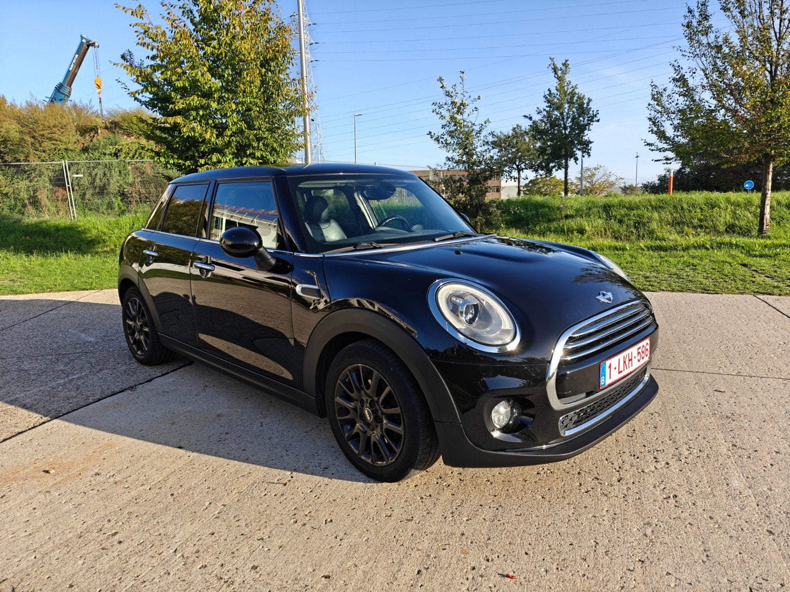 Mini Cooper D   F55 *Leder*, Autos, Cuir, Achat, Euro 6, Noir