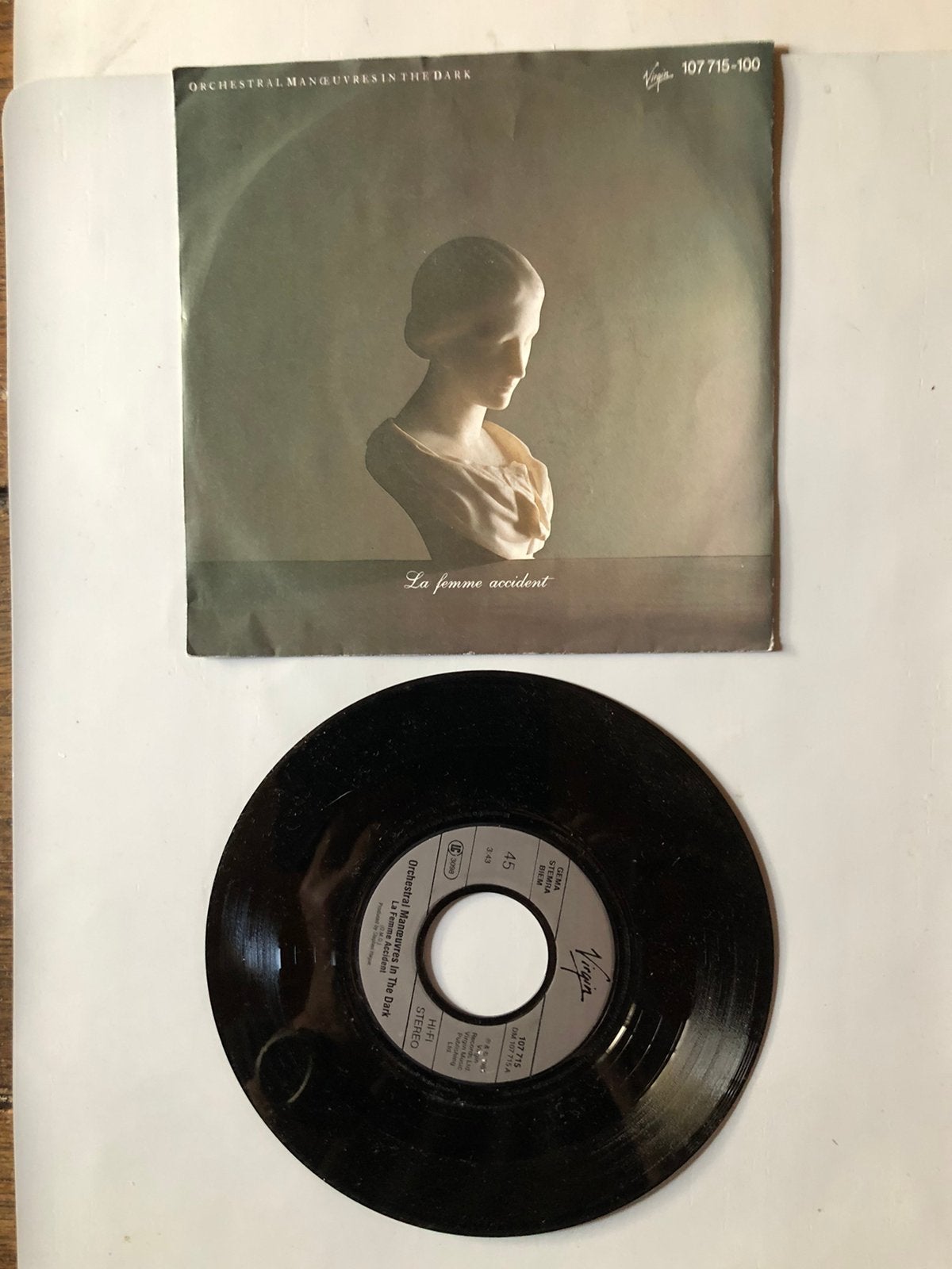 O.M.D.: la femme accident ( 1985; NM), Cd's en Dvd's, Vinyl Singles, Verzenden, Zo goed als nieuw