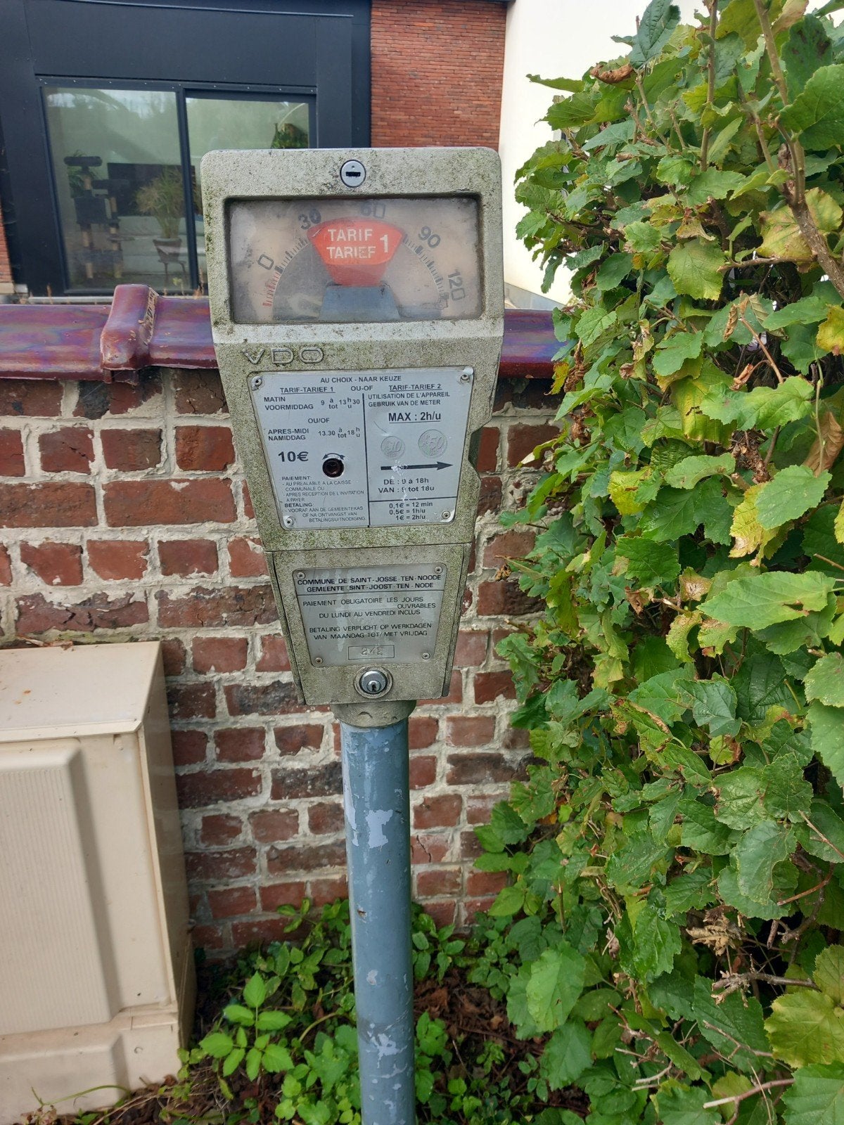 parkeermeter, Enlèvement
