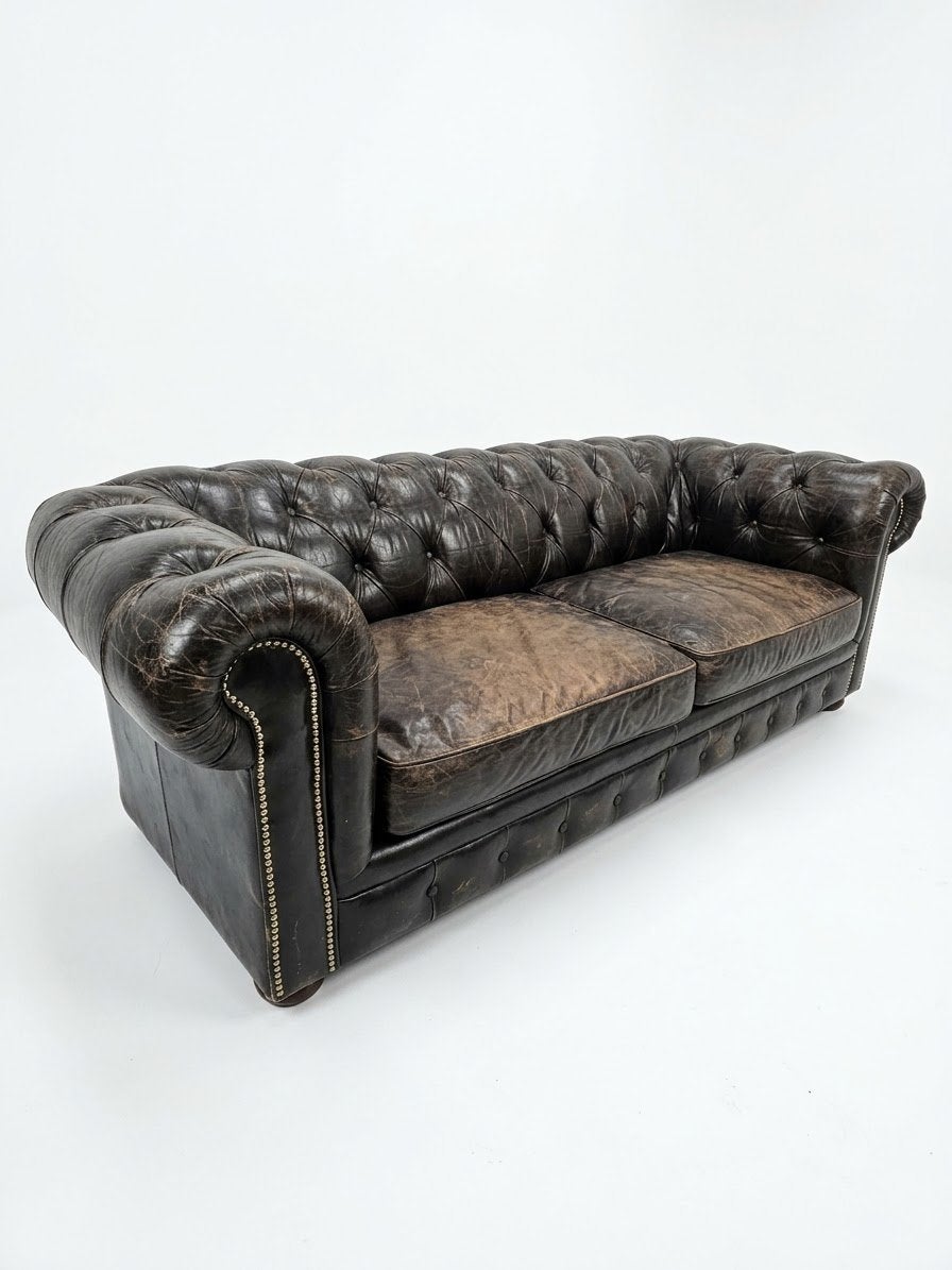 Chesterfield set, Dieren en Toebehoren, Ophalen, Gebruikt, Leer