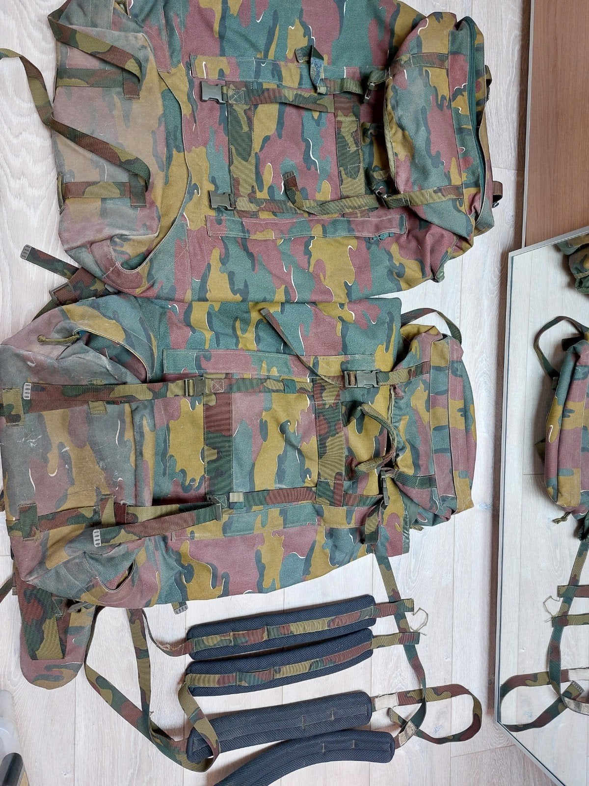 sac militaire ABL berghaus, Ophalen