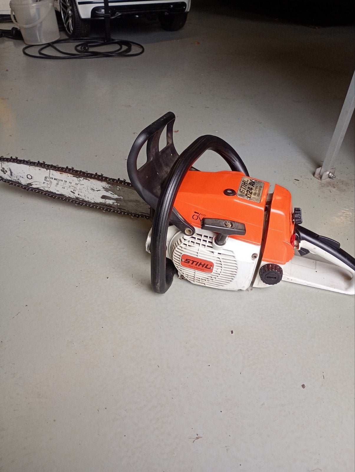 sthil kettingzaag, Doe-het-zelf en Bouw, Gereedschap | Zaagmachines, Ophalen of Verzenden, Kettingzaag