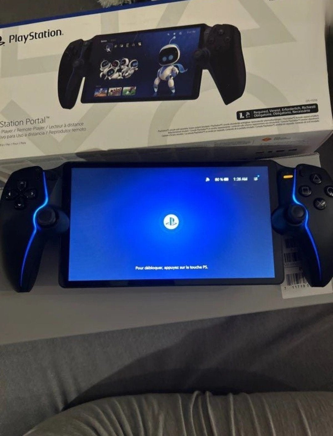 PlayStation Portal PS5 Midnight Black comme neuve - boîte, f, Ophalen of Verzenden, Zo goed als nieuw