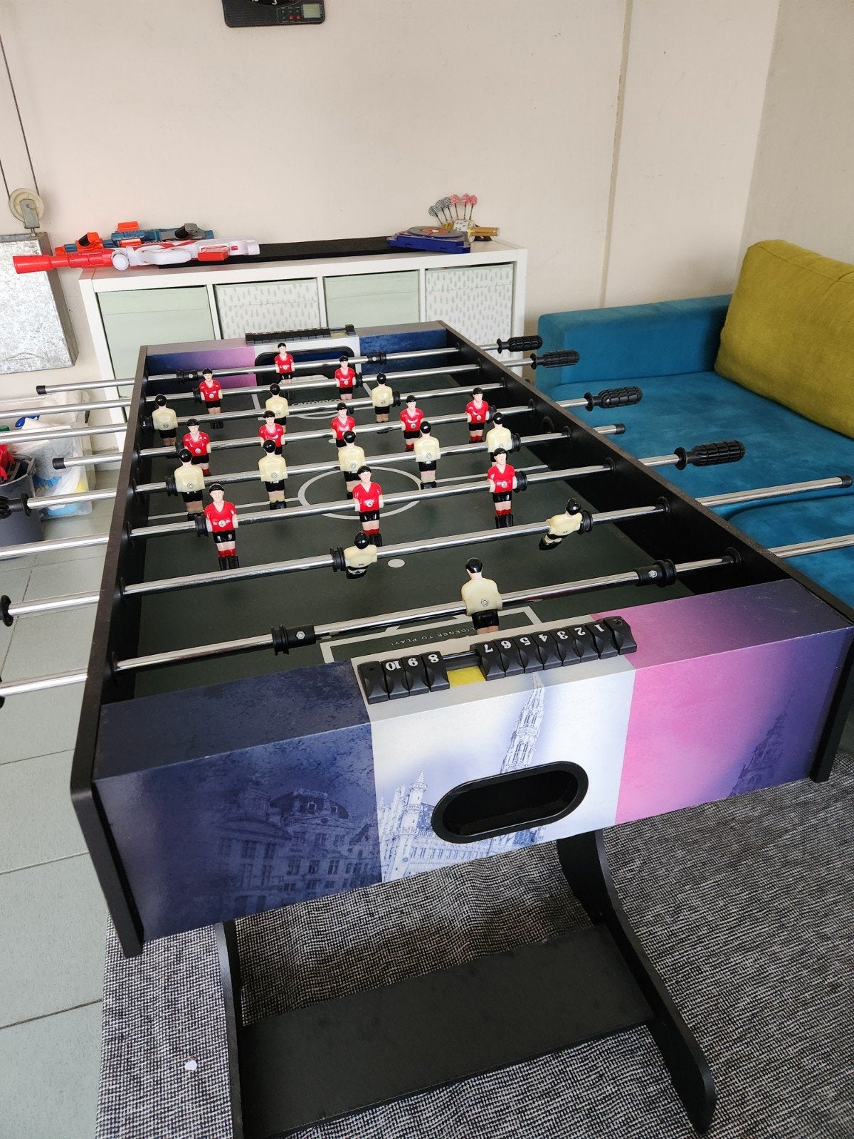 kinder kickertafel, Ophalen, Zo goed als nieuw