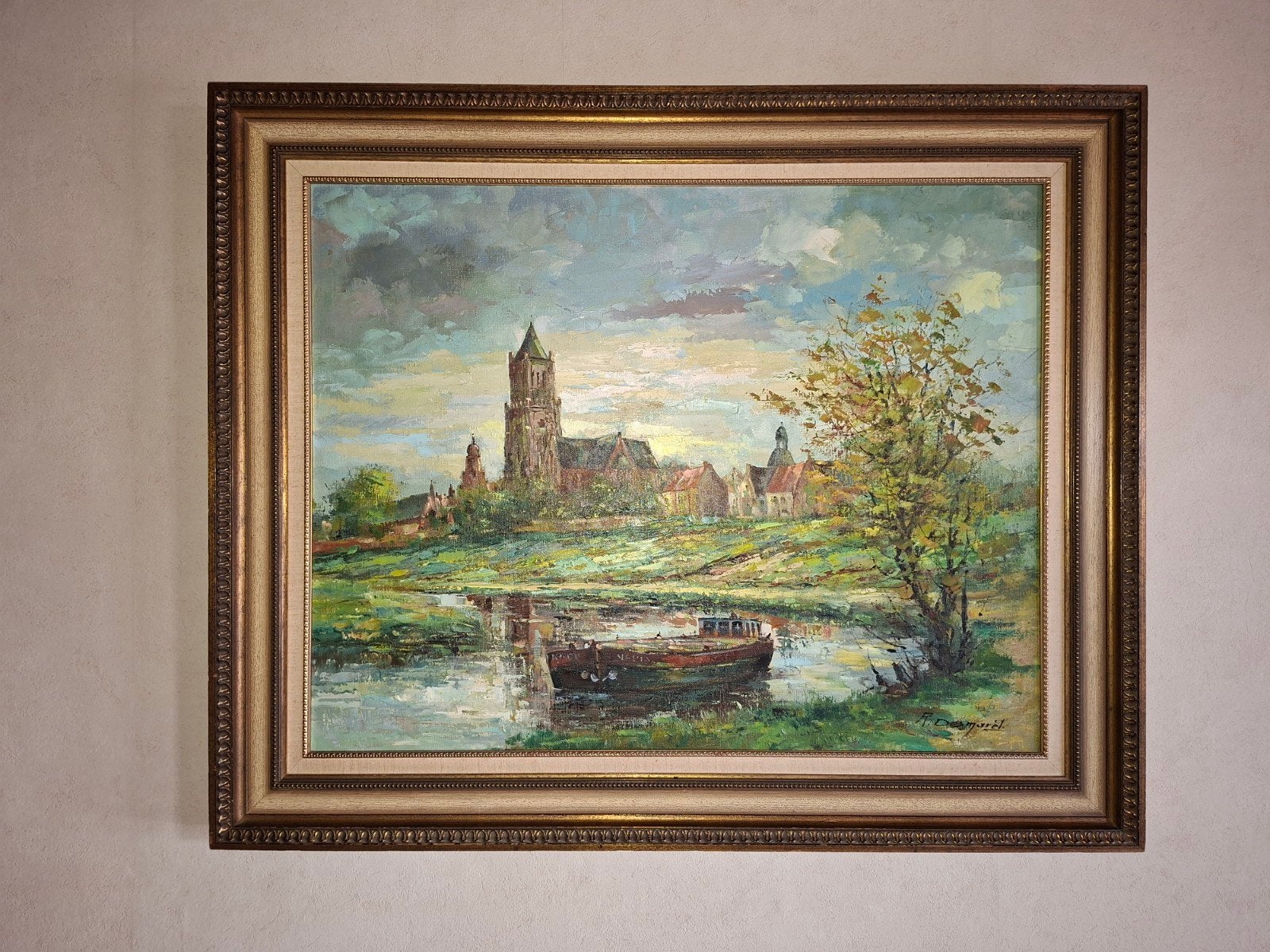 Robert Desmarets 90x110 cm, Antiquités & Art, Enlèvement