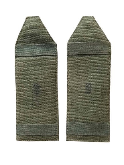 Paire de protège-épaules en toile US Army – Époque WW2, Collections, Enlèvement ou Envoi