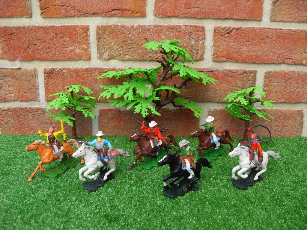 Britains Swoppets cowboys, Enlèvement ou Envoi, Comme neuf, Plus grand que 1:35, Personnage ou Figurines