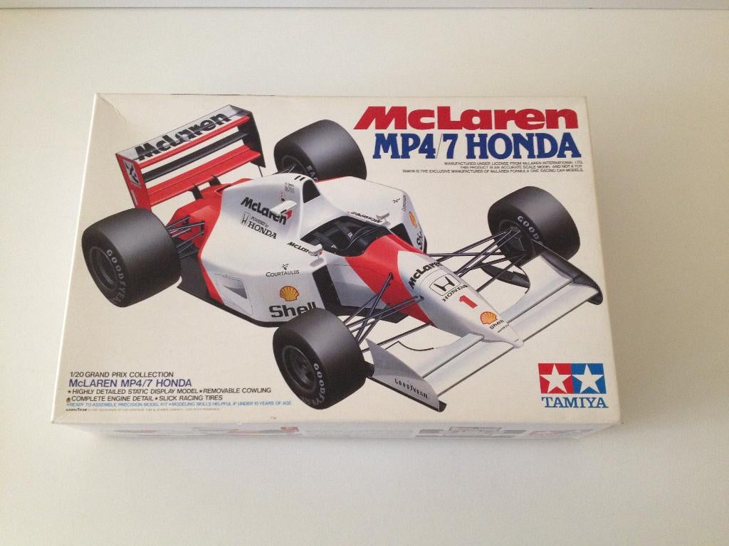 Tamiya McLaren MP4/7 Honda 1:20, Hobby en Vrije tijd, Auto, Groter dan 1:32, Nieuw, Ophalen of Verzenden