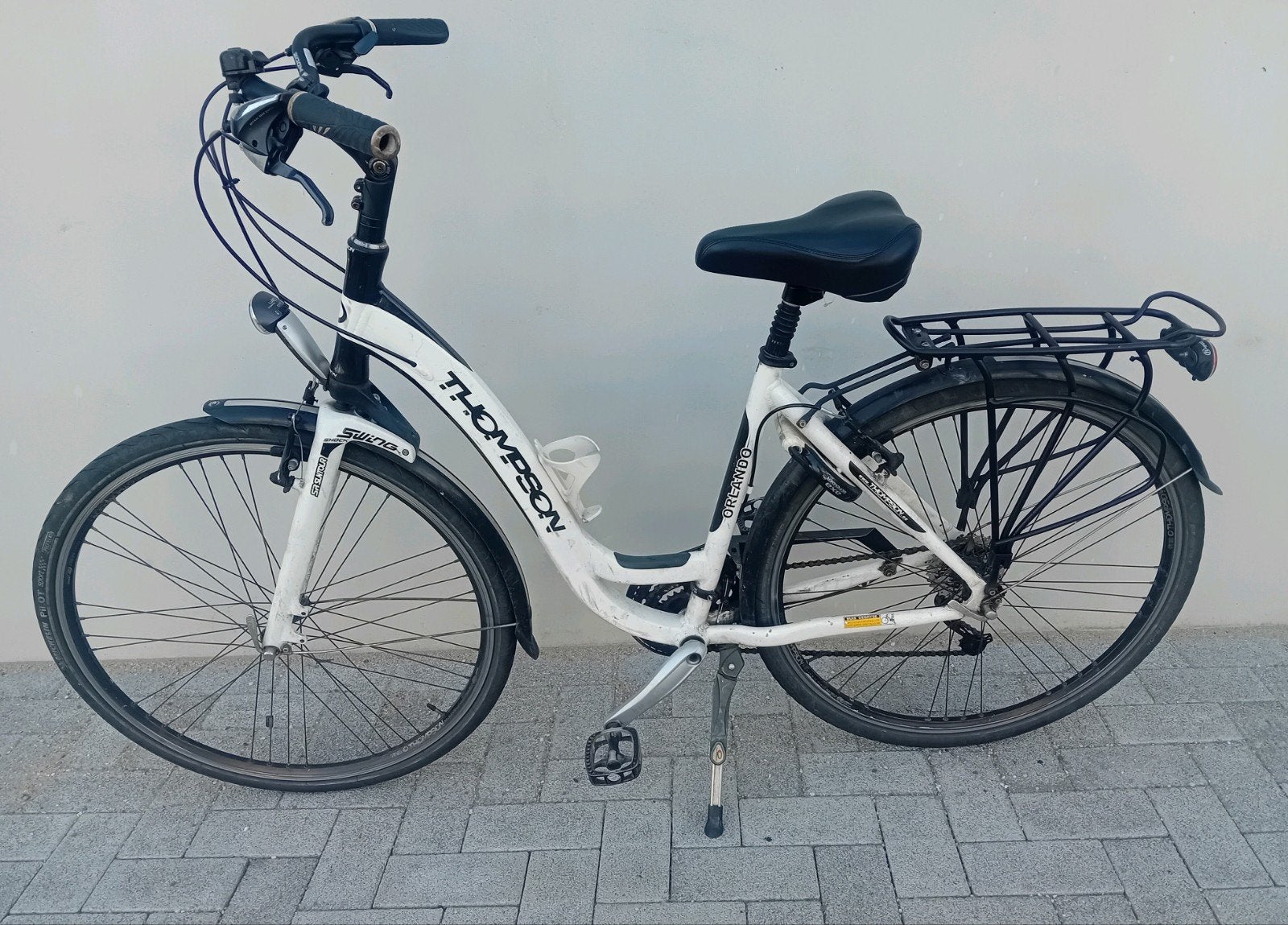Meisjesfiets Thompson 28inch framemaat 48cm 24speed 🚴‍♂️, Fietsen en Brommers, Gebruikt, Velgrem, 47 tot 50 cm, Versnellingen