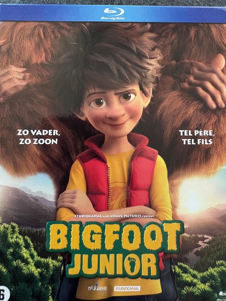 Bigfoot Junior blu-ray, Cd's en Dvd's, Blu-ray, Ophalen of Verzenden, Zo goed als nieuw, Kinderen en Jeugd