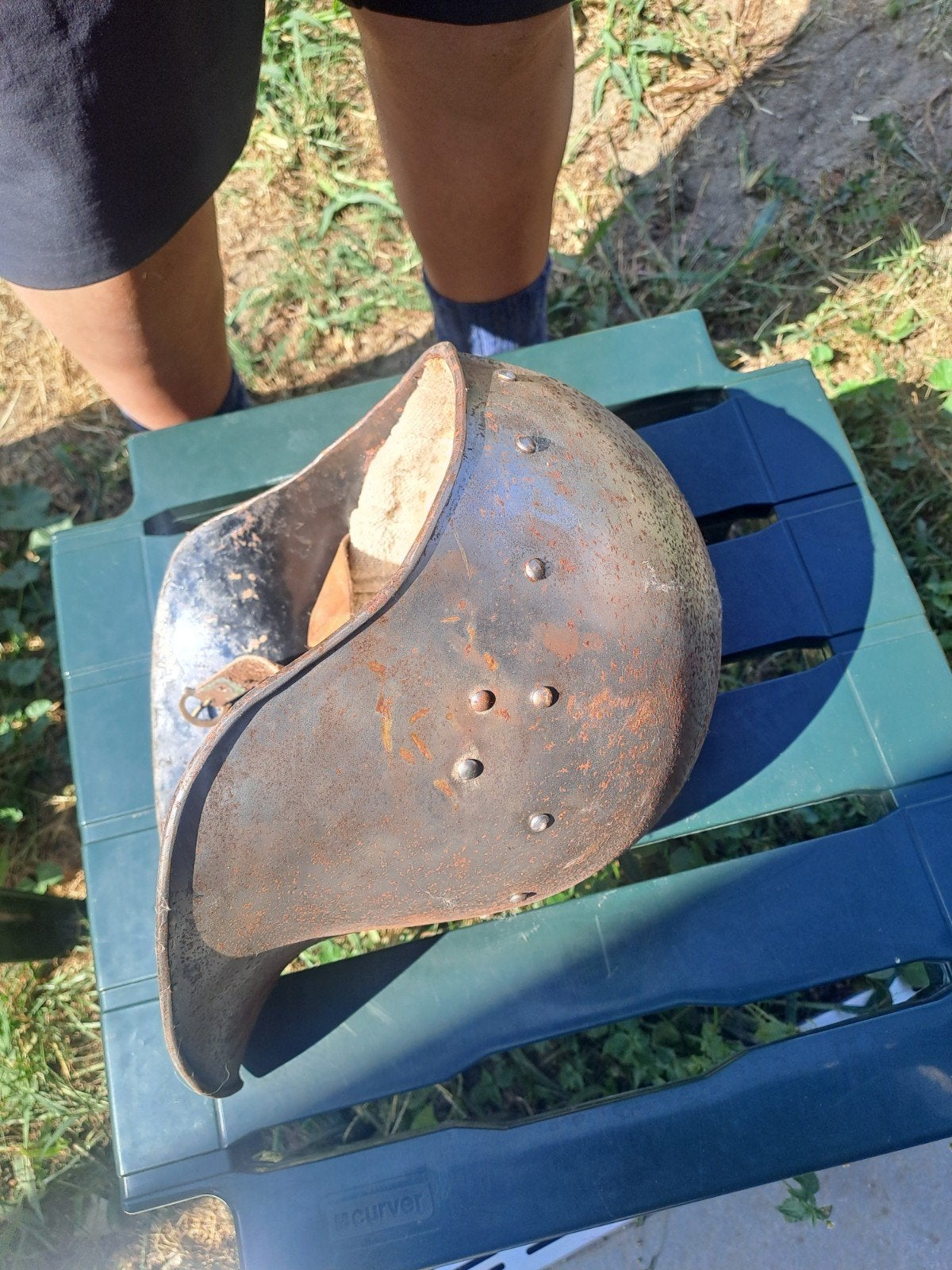 Middeleuwse helm, Dieren en Toebehoren, Ophalen