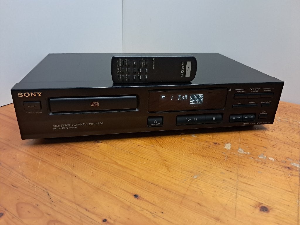 Sony CDP-313 vintage cd speler, Audio, Tv en Foto, Cd-spelers, Ophalen of Verzenden, Zo goed als nieuw, Sony