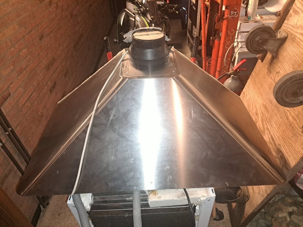 Extracteur Zanussi ZHC915X à vendre !, Electroménager, Enlèvement ou Envoi, Comme neuf, Encastré, Moteur
