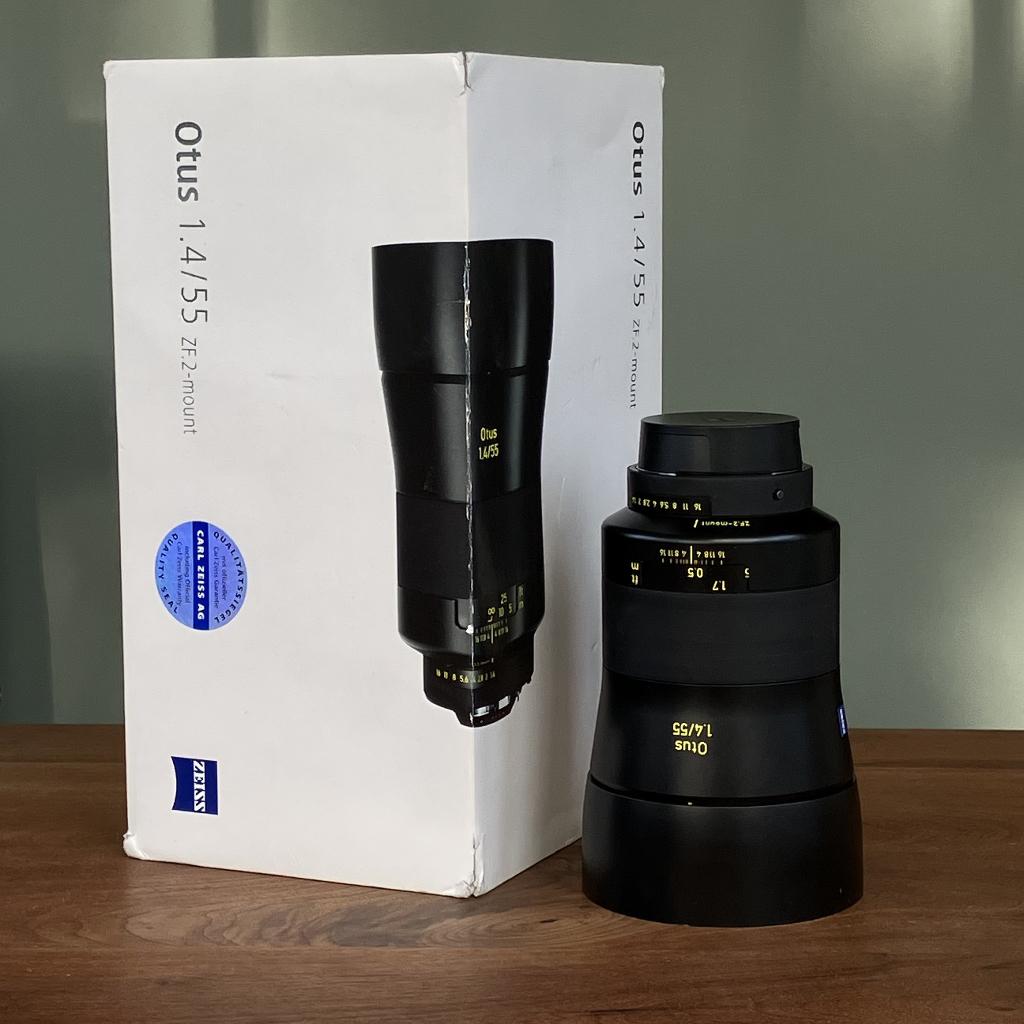 ZEISS Otus 55 mm f/1,4 T* Distagon ZF.2 - Nikon, Envoi, Utilisé, Téléobjectif