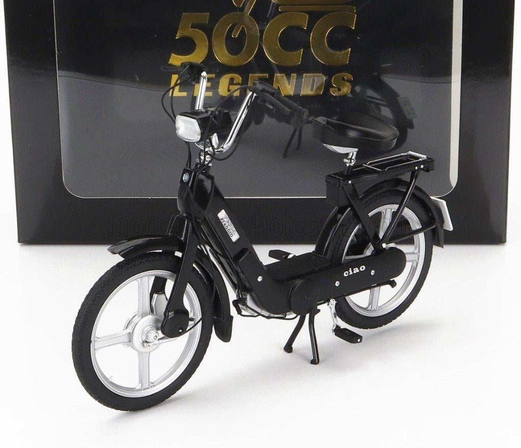 Vespa Piaggio Ciao black brommer 1:10, Ophalen of Verzenden, Nieuw, 1:9 t/m 1:12, Motor