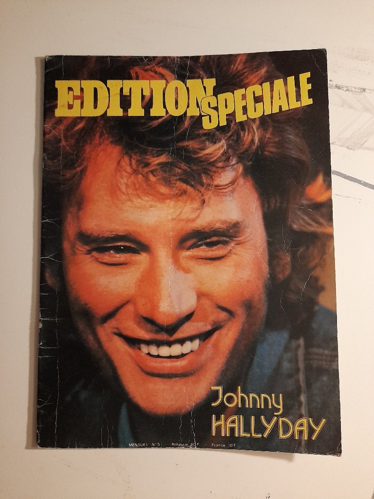 Livre, édition spéciale n5 Johnny Hallyday 1978, Collections, Enlèvement ou Envoi, Comme neuf, Livre, Revue ou Article