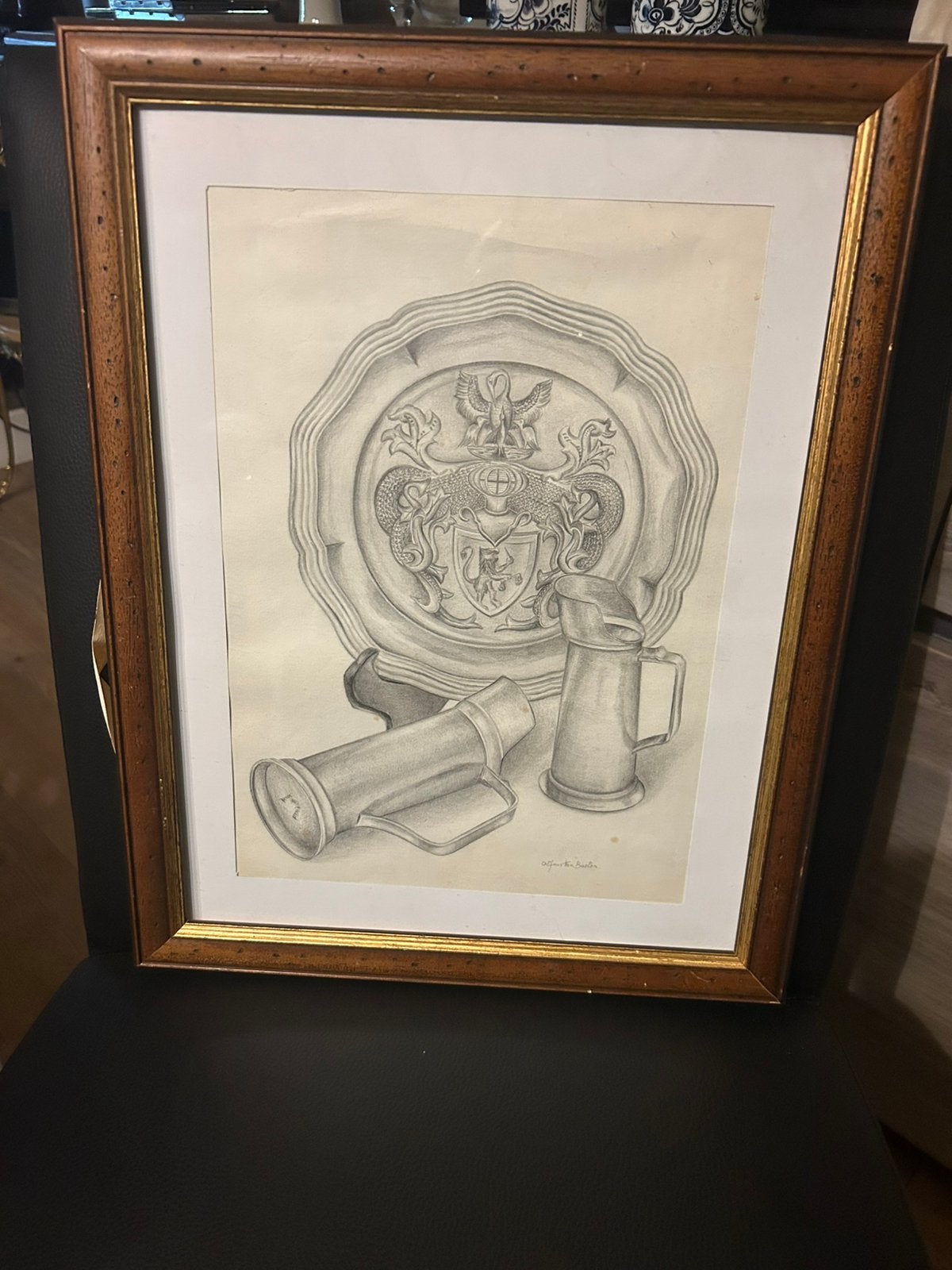 Tekening A. Van Baelen, Ophalen, Tekening