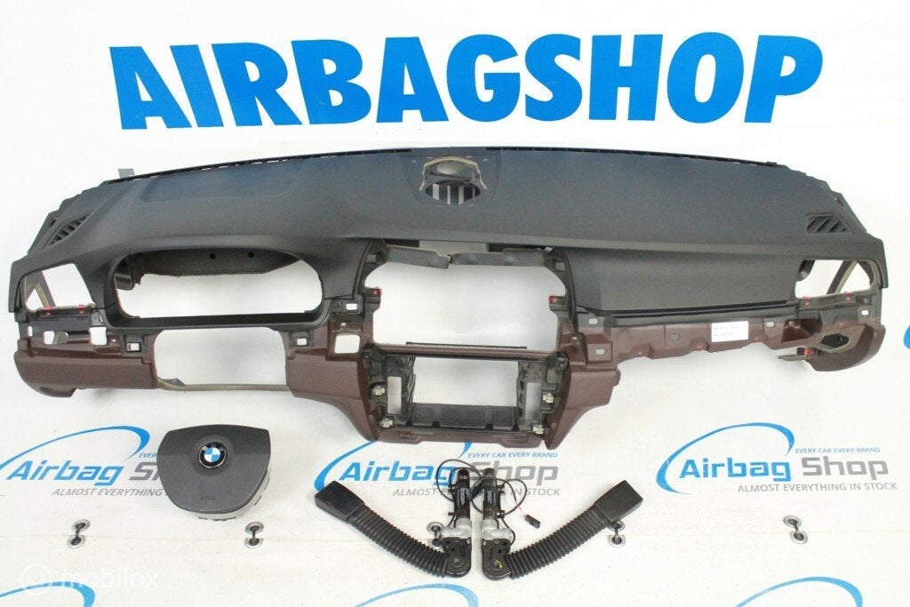 Airbag kit Tableau de bord brun BMW 5 serie F10, Enlèvement ou Envoi, Utilisé