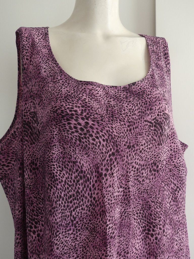 Essence: asymmetrisch zomer kleedje met print, mt. 50/52, Kleding | Dames, Jurken, Overige kleuren, Verzenden, Maat 46/48 (XL) of groter
