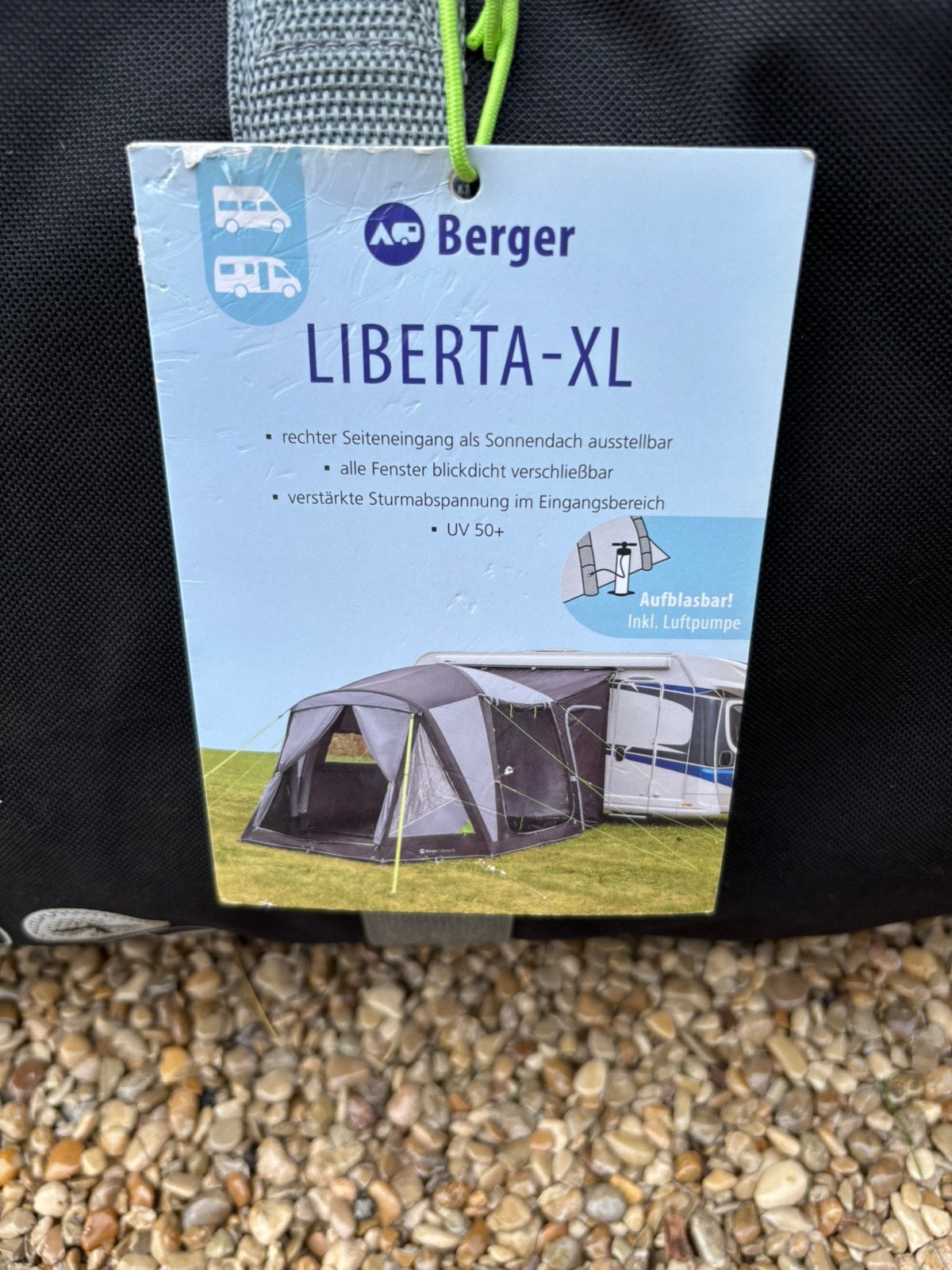 Voortent camper, Particulier, Luifel