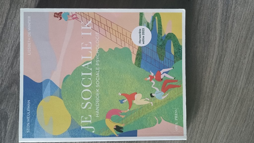 boek 'je sociale ik', Ophalen of Verzenden, Zo goed als nieuw, Hogeschool, Stijn Meuleman; Liesbeth De Winter