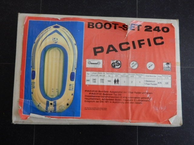 Canot pneumatique gonflable PACIFIC 240, Autres marques, Enlèvement ou Envoi, Utilisé, Pagaies