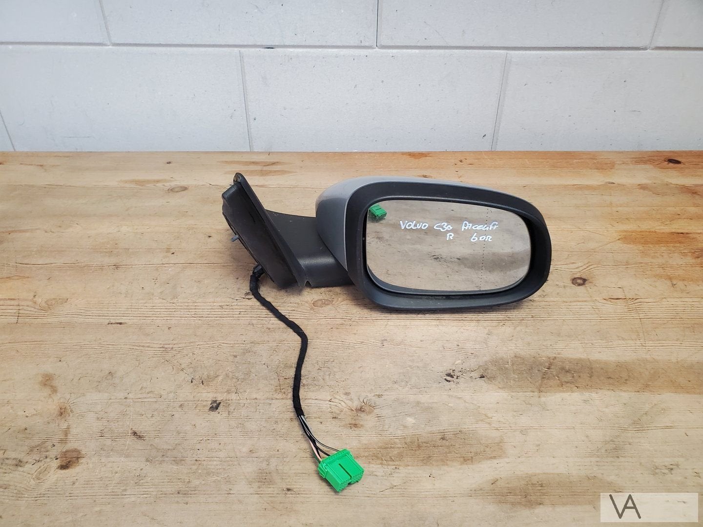 Volvo C30 2009 - 2013 spiegel rechts FACELIFT 6 draden €100, Gebruikt, -, -, Ophalen of Verzenden