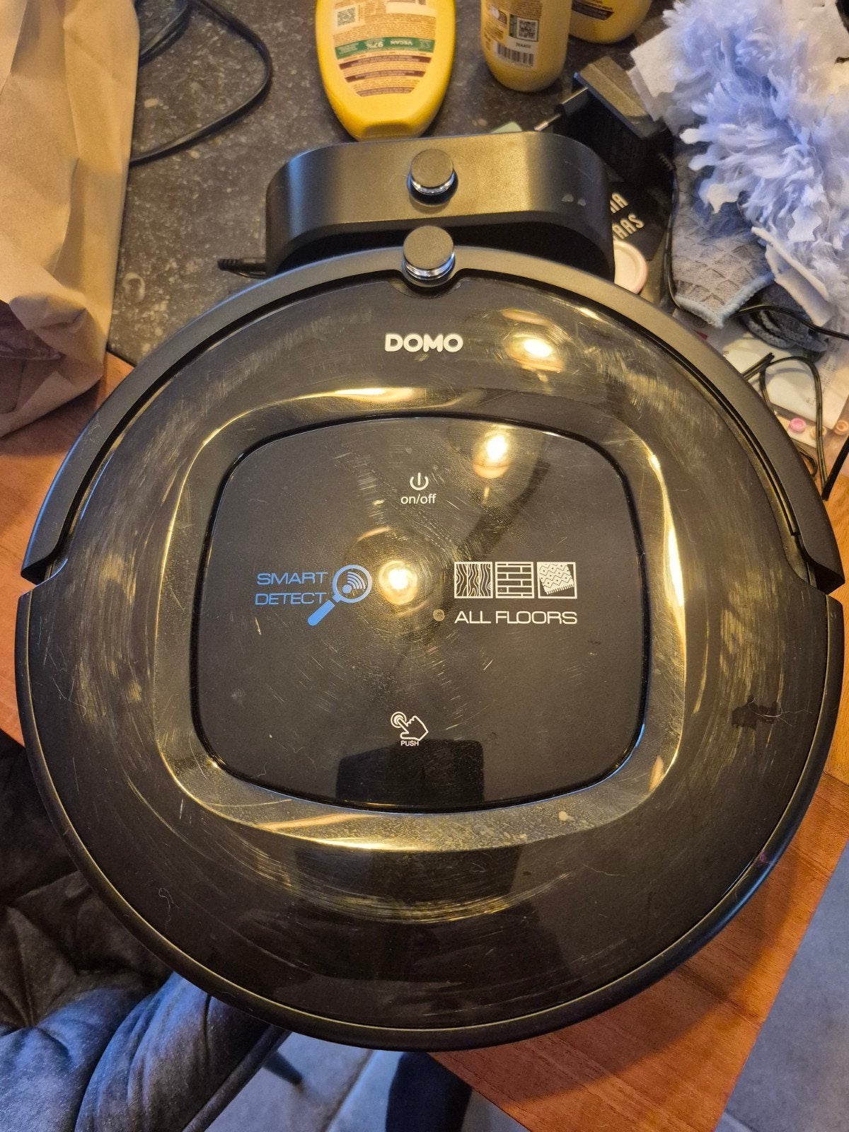 domo robotstofzuiger, Elektronische apparatuur, Ophalen of Verzenden, Dweilfunctie, Robotstofzuiger