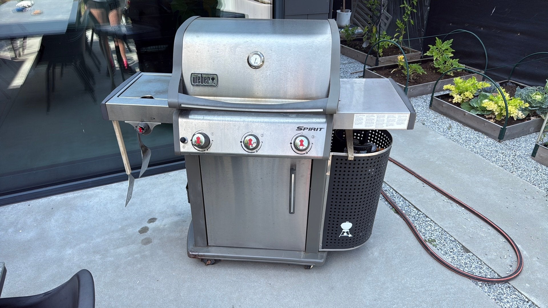 Weber gas bbq, Tuin en Terras, Ophalen, Gebruikt