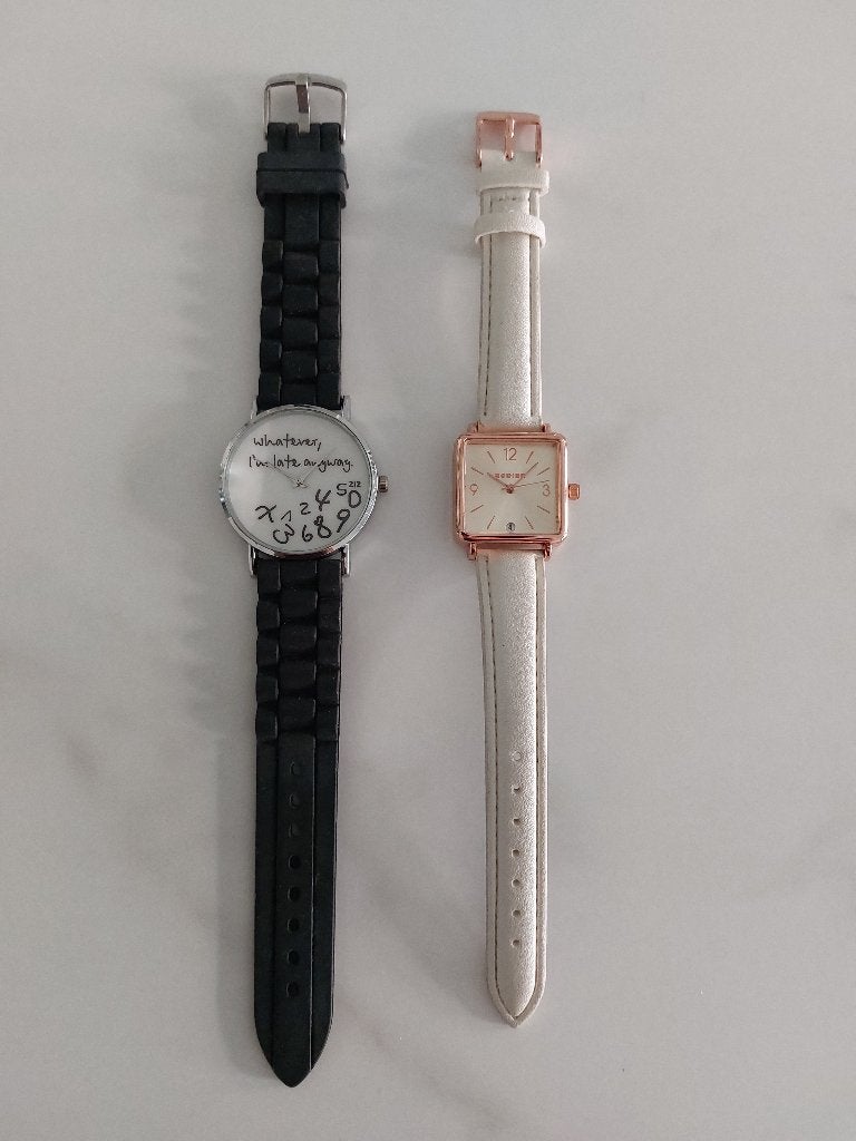 Montre femme, Enlèvement, Comme neuf, Acier, Synthétique