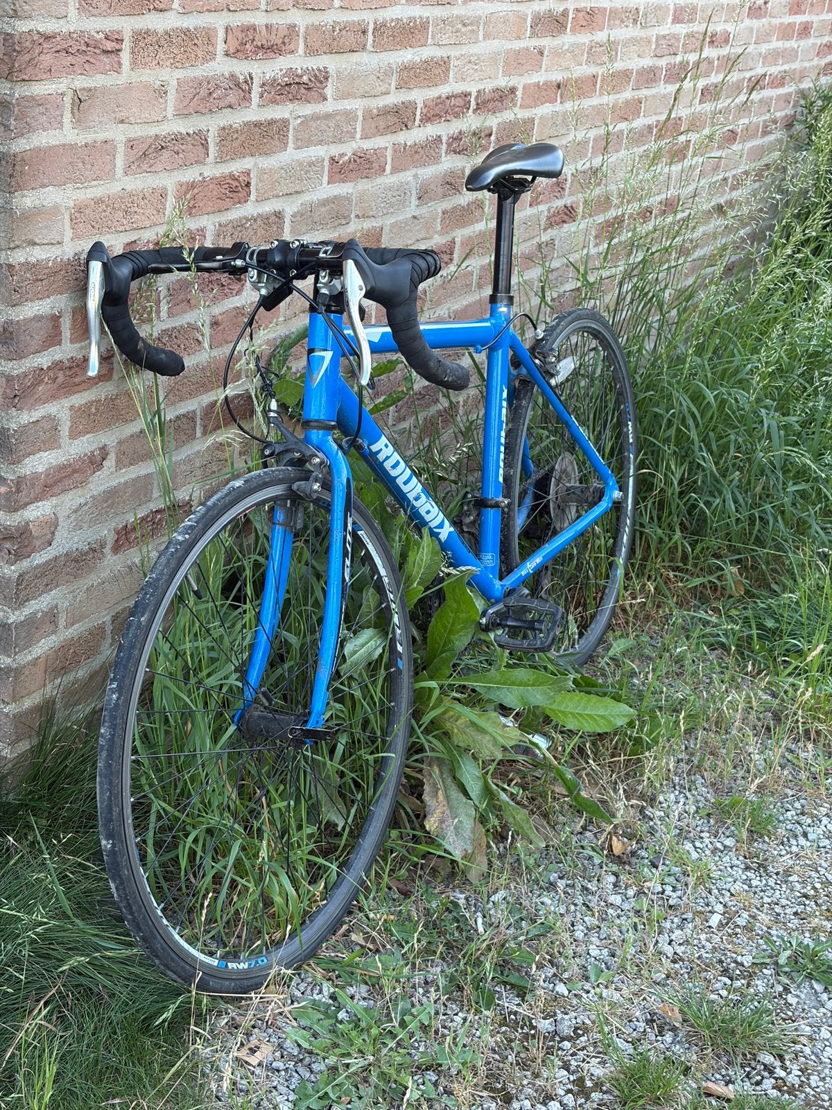 Blauwe roubaix koersfiets 26 inch goede staat., Minder dan 10 versnellingen, Gebruikt, 26 inch, Velgrem
