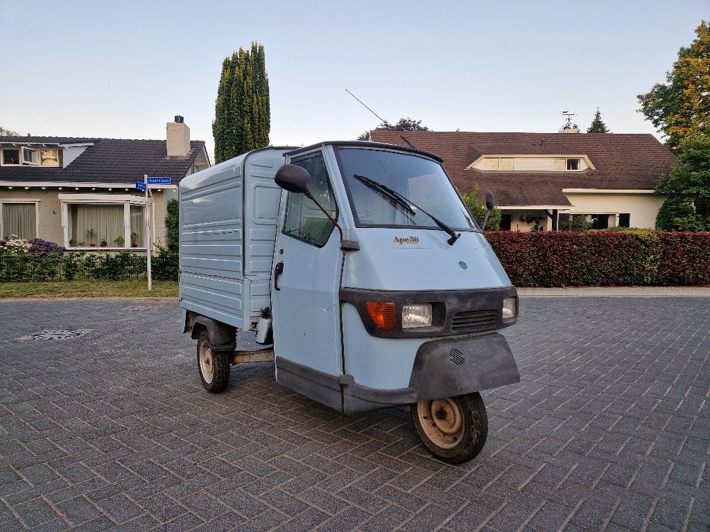 Piaggio Ape 50 bestelwagen , erg leuke tuktuk vespacar ape, Fietsen en Brommers, Scooters | Piaggio, Ophalen, Gebruikt, Klasse B (45 km/u)