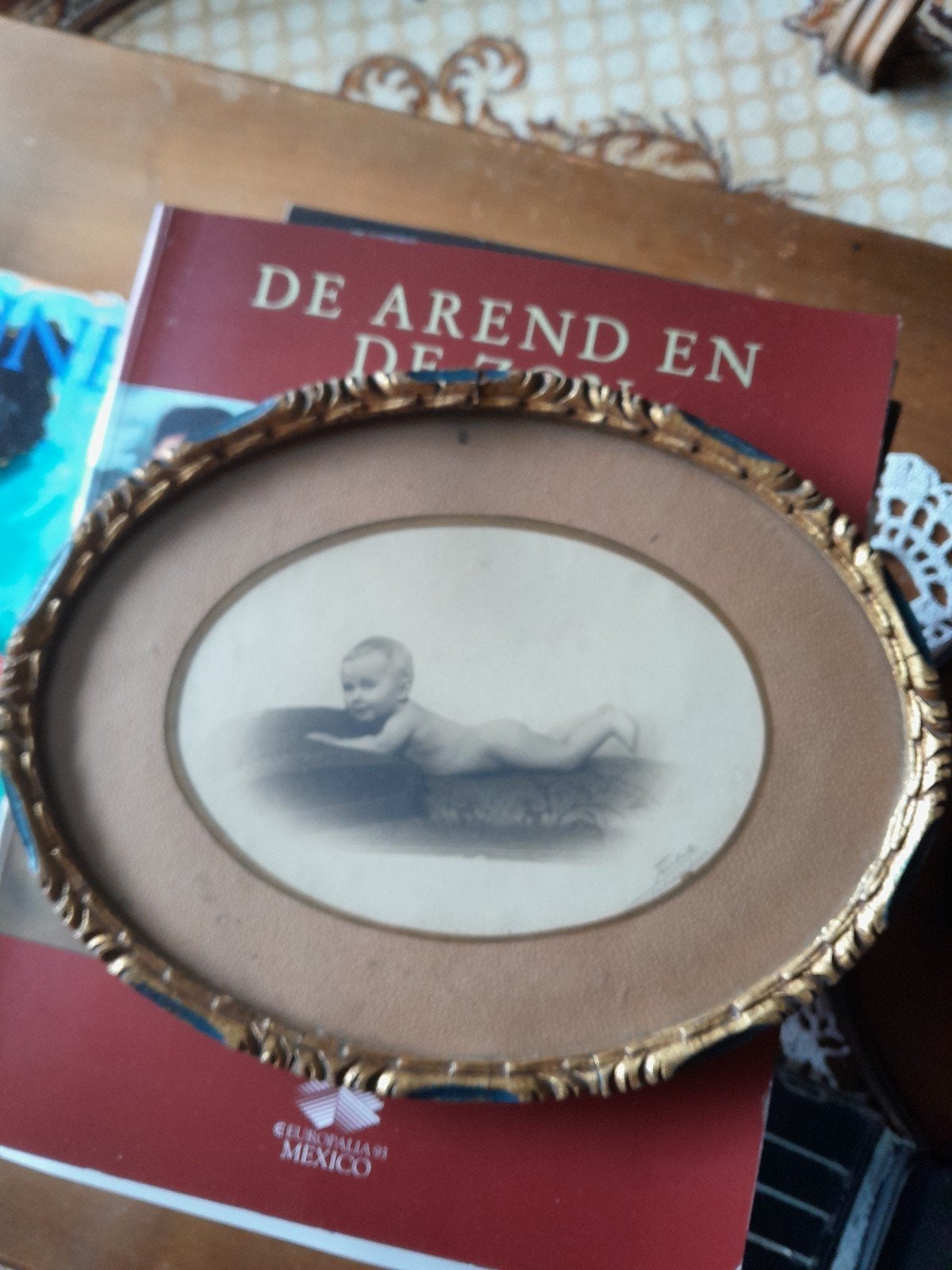 oude foto sgesigneerd, Antiek en Kunst, Ophalen of Verzenden