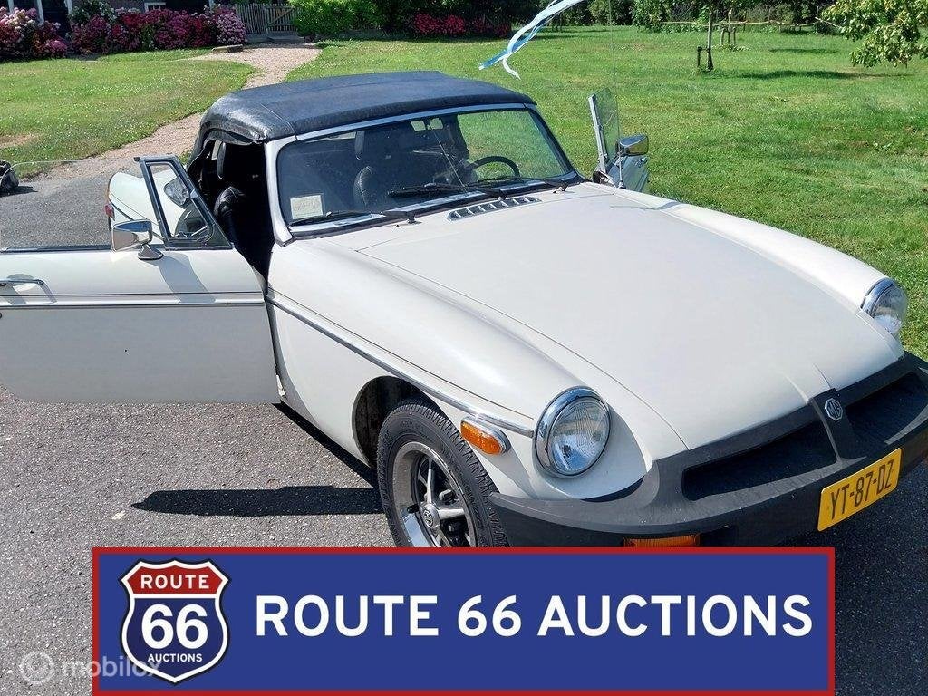 MG MGB Cabriolet | 1979 | Route 66 Auctions, Autos, Oldtimers & Ancêtres, Achat, Entreprise, Boîte manuelle, Autre carrosserie