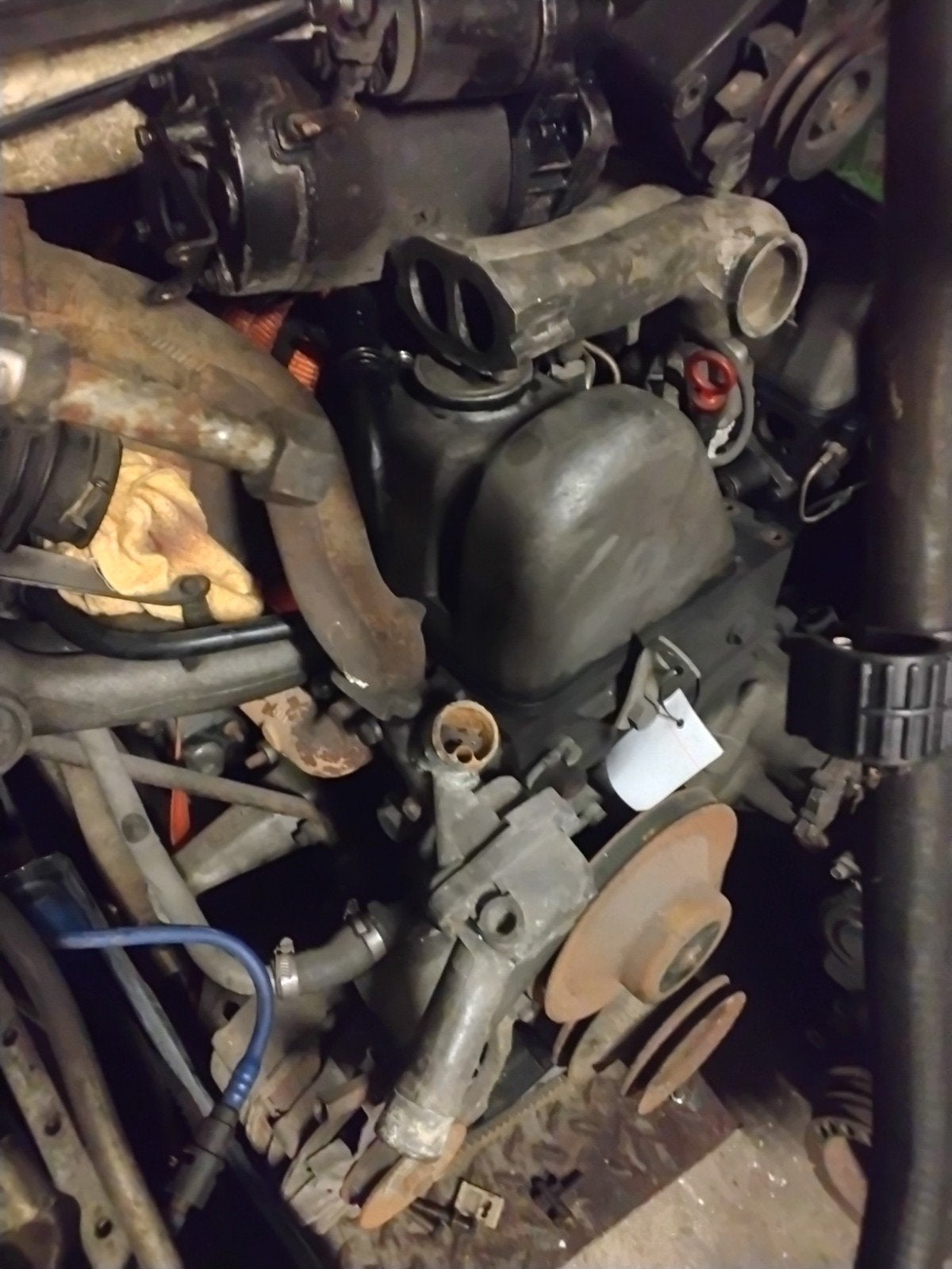 Mercedes 240 D motor, Ophalen