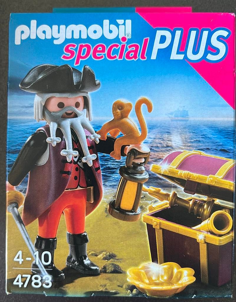 Piraat met schatkist nieuw playmobil 4783, Kinderen en Baby's, Speelgoed | Playmobil, Ophalen of Verzenden, Nieuw