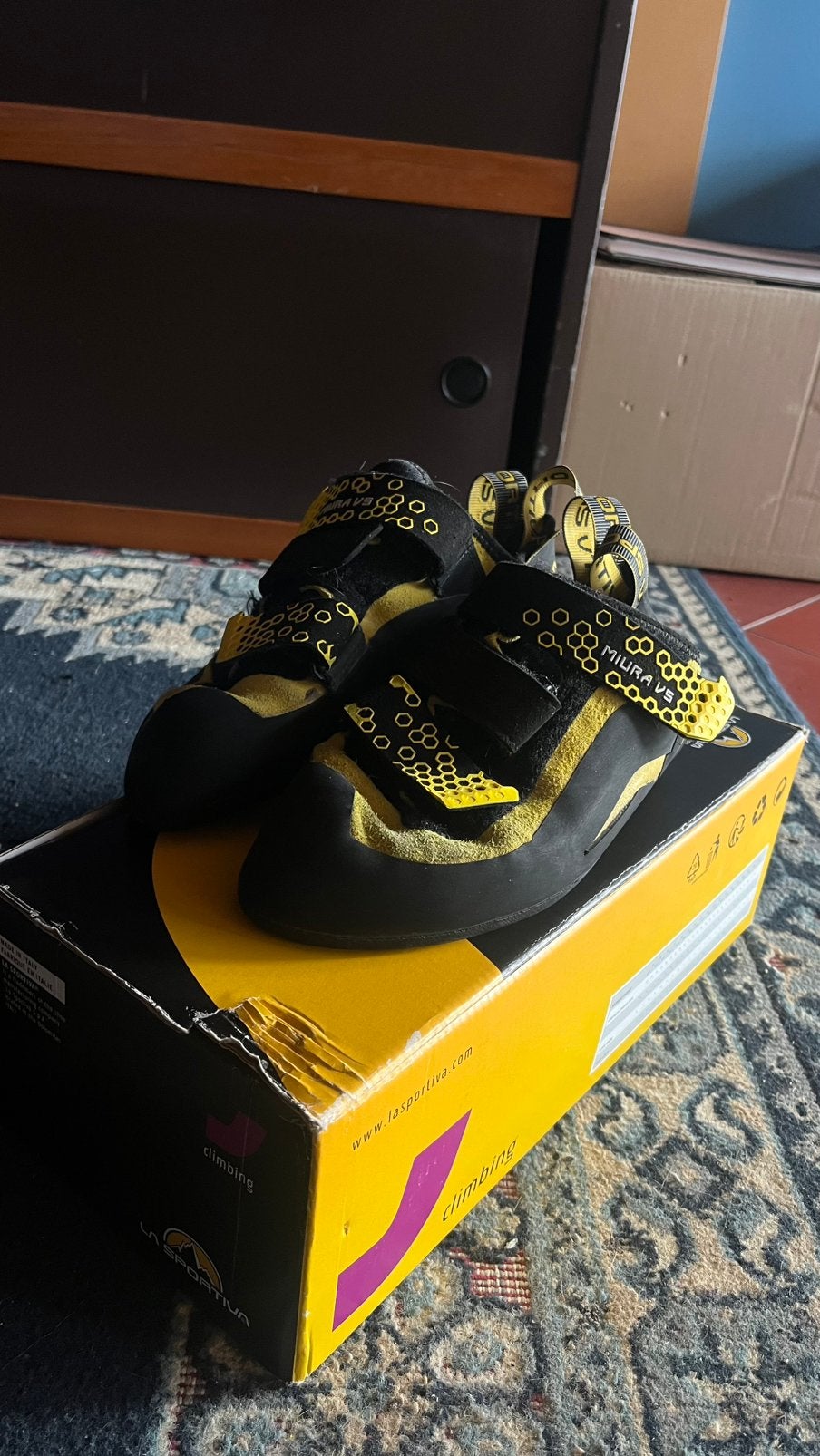 La Sportiva Miura VS, Ophalen, Zo goed als nieuw, Klimsportschoenen