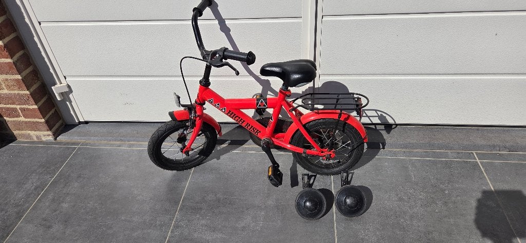 Kinderfiets, Fietsen en Brommers, Ophalen, Terugtraprem, Zijwieltjes, Minder dan 16 inch