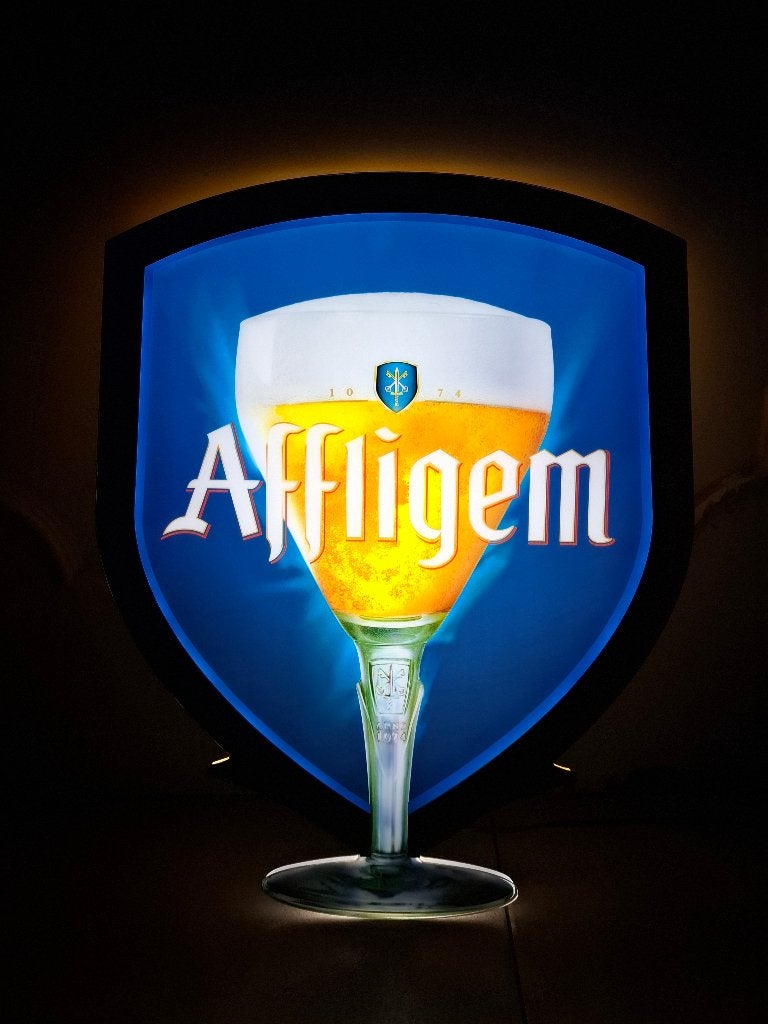 Lichtreclame Affligem bier, Ophalen of Verzenden, Nieuw, Lichtbak of (neon) lamp