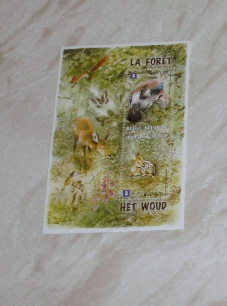 1 blok BL194 het woud, Europa, Frankeerzegel, Ophalen of Verzenden, Zonder stempel