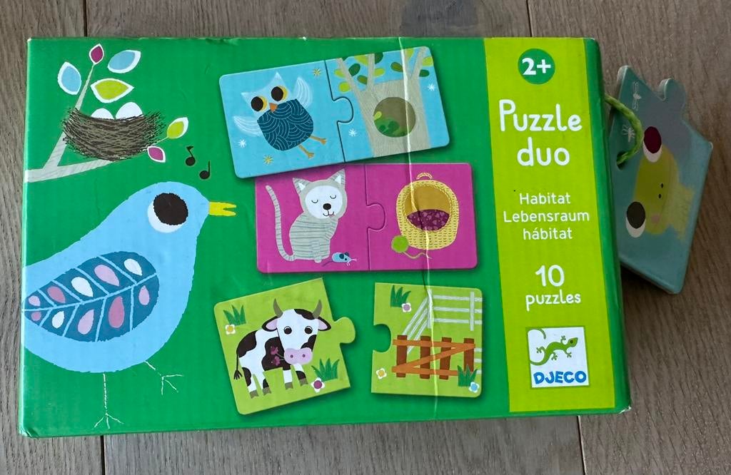 Puzzle duo Djeco, Ophalen, Gebruikt