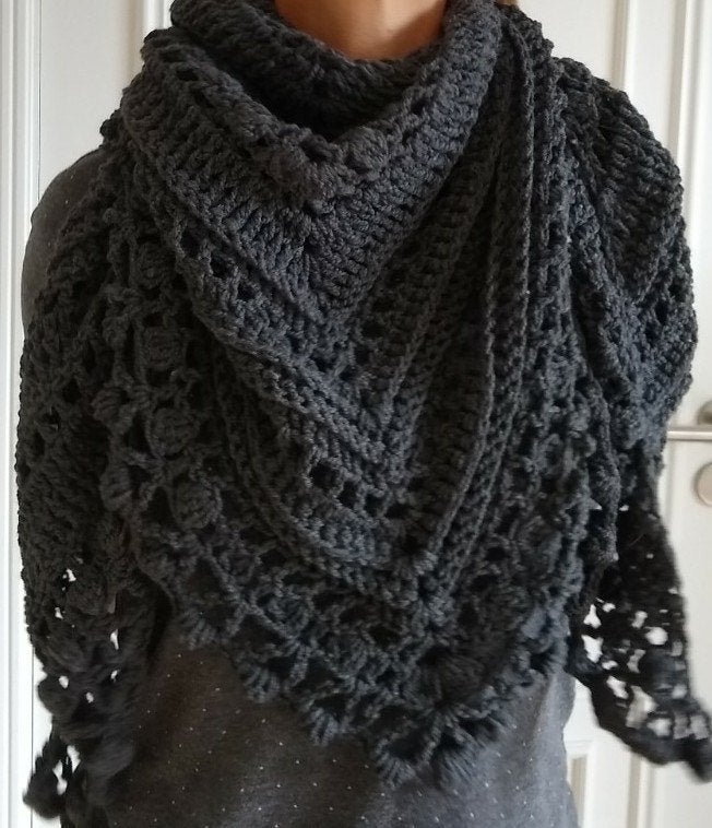 Handgemaakte / handgehaakte sjaal groot model, Vêtements | Femmes, Bonnets, Écharpes & Gants, Handgemaakt, Envoi, Neuf, Écharpe