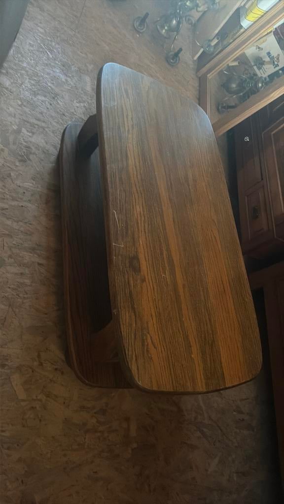 Houten salon tafel, Ophalen, Gebruikt, Rechthoekig