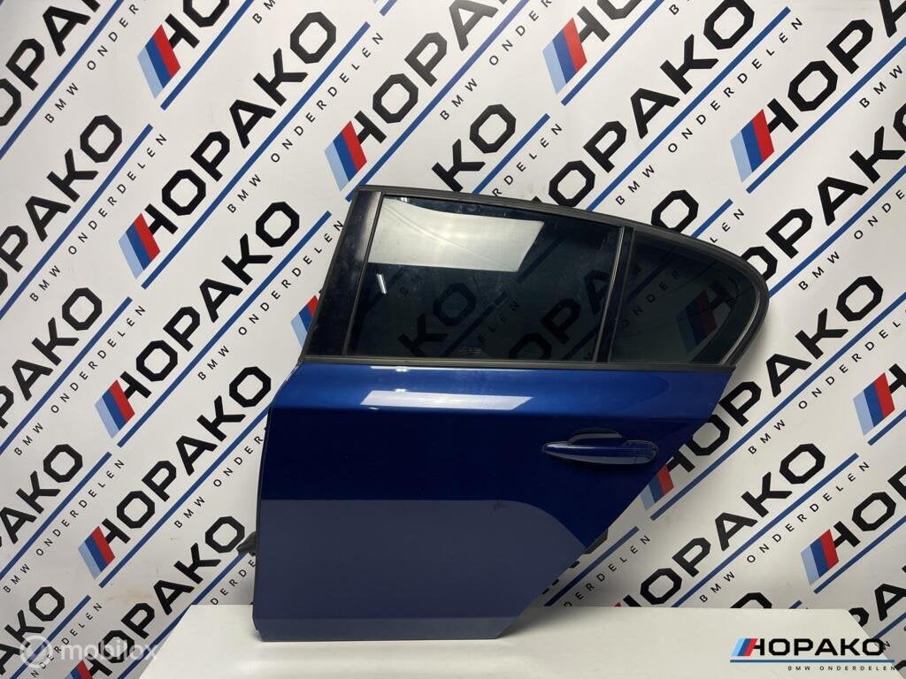 BMW 1 serie E87 5deurs | achterdeur links | Le Mans Blue 381, Gebruikt, Deur, Einsteinlaan 5, Rijnswijk, Ophalen of Verzenden