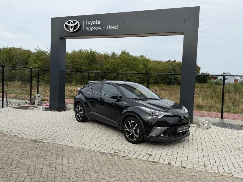 Toyota C-HR C-CLUB + FULL LEDER, Auto's, Toyota, Automaat, Cruise Control, 72 kW, Zwart