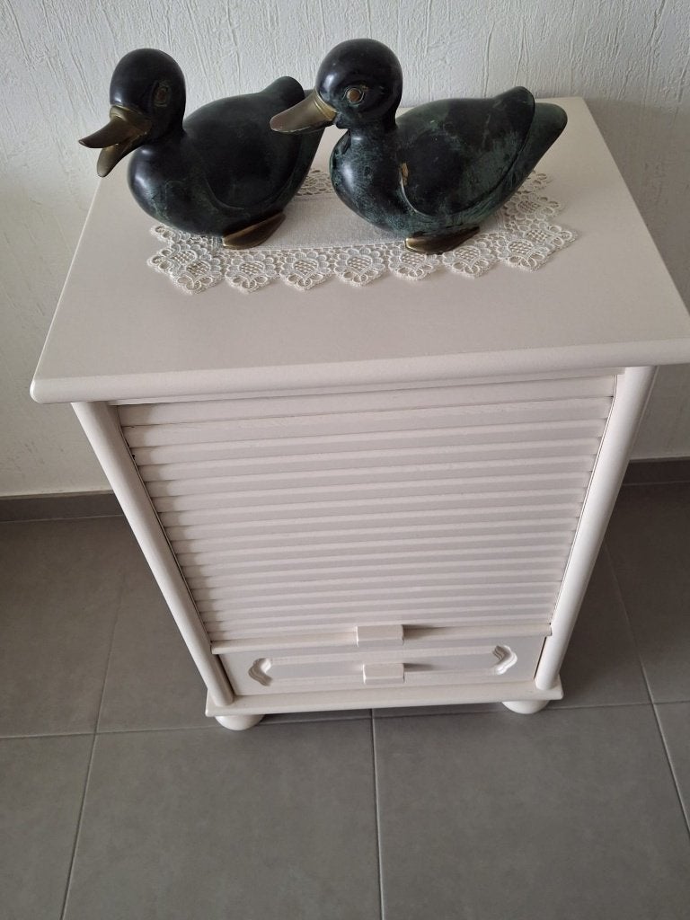 wit kastje, Ophalen, Eikenhout, 50 tot 100 cm, Zo goed als nieuw