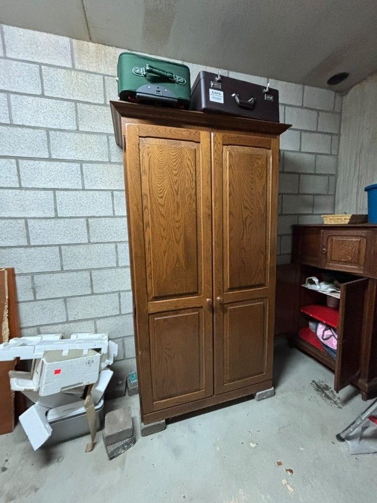 Rustieke vintage houten kast – tijdloze charme & karakter, Antiek en Kunst, Ophalen