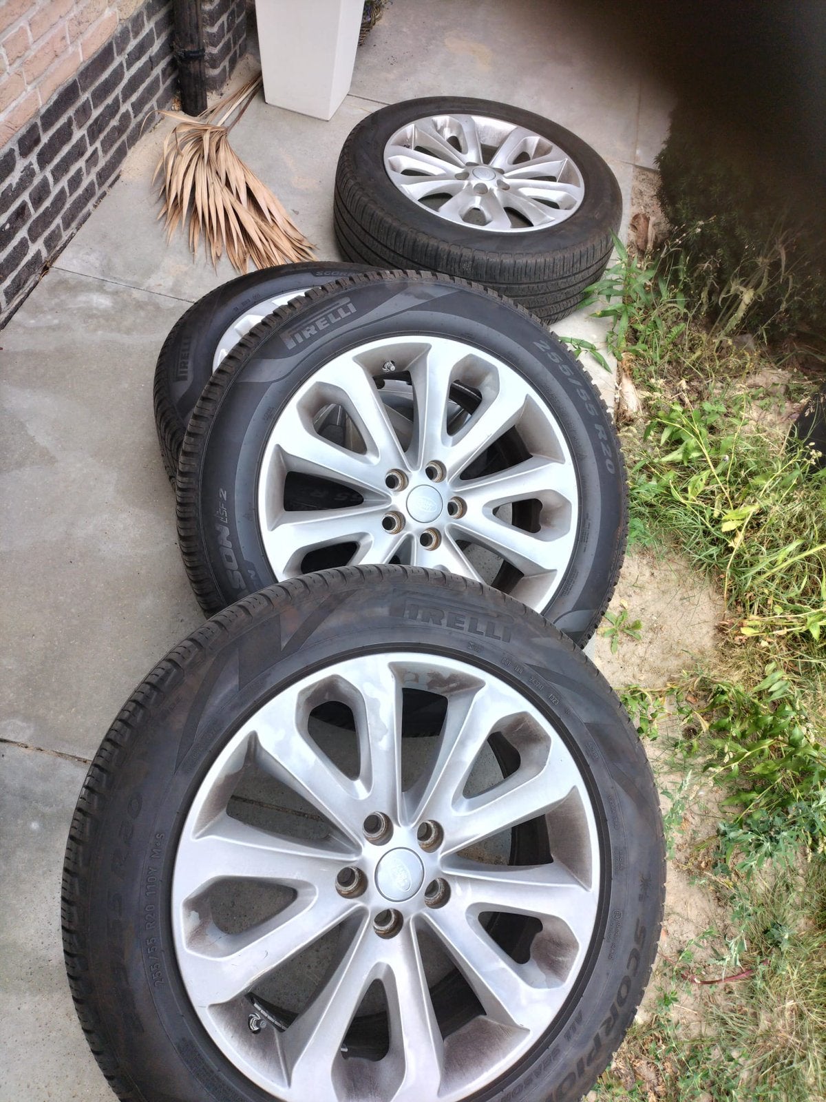 Velgen Landrover/Range Rover 255/55R20 all season, Auto-onderdelen, Ophalen, All Season, Band(en)