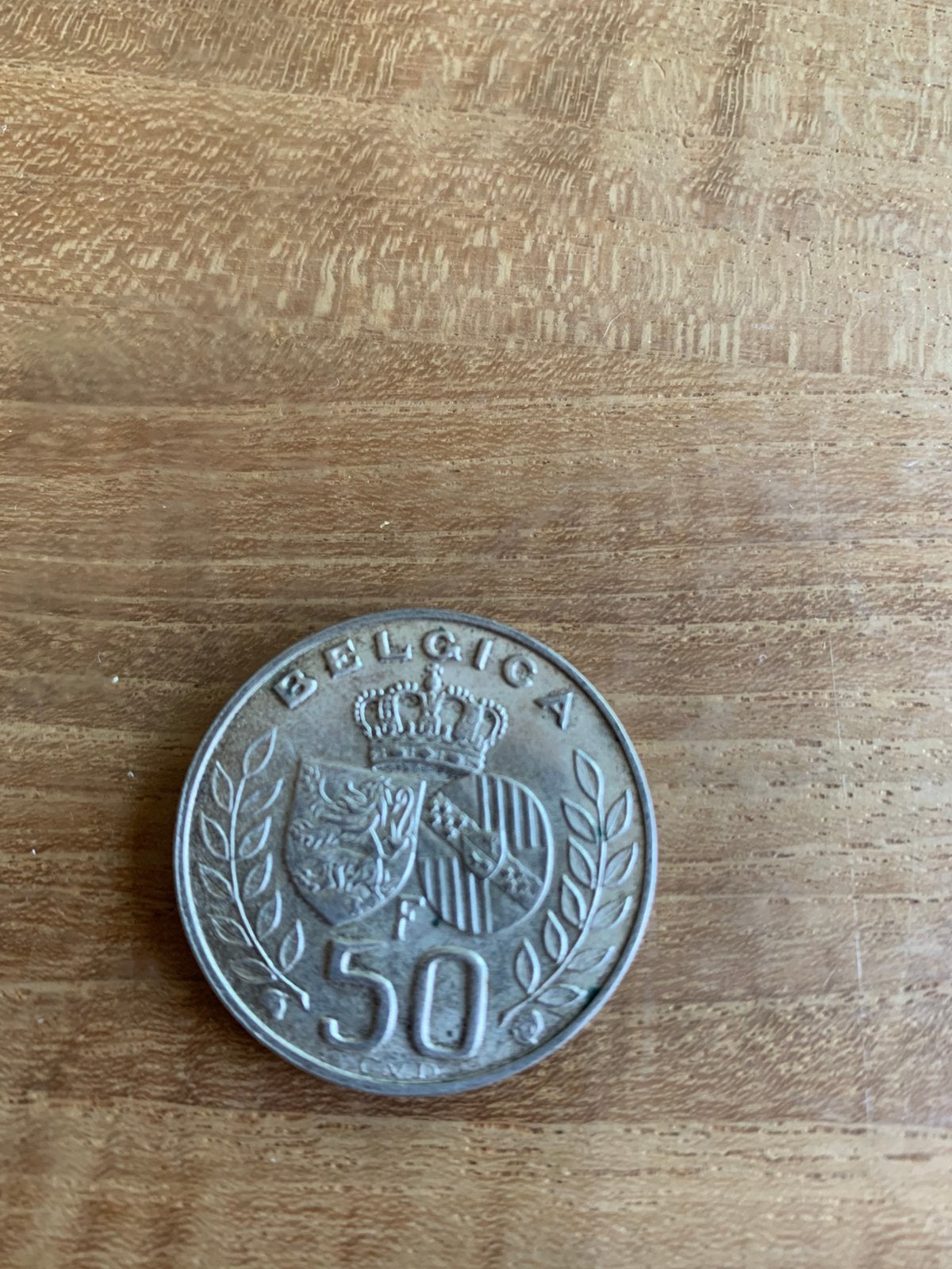 Belgische herdenkingsmunt van 50 frank uit 1960, Postzegels en Munten, Ophalen
